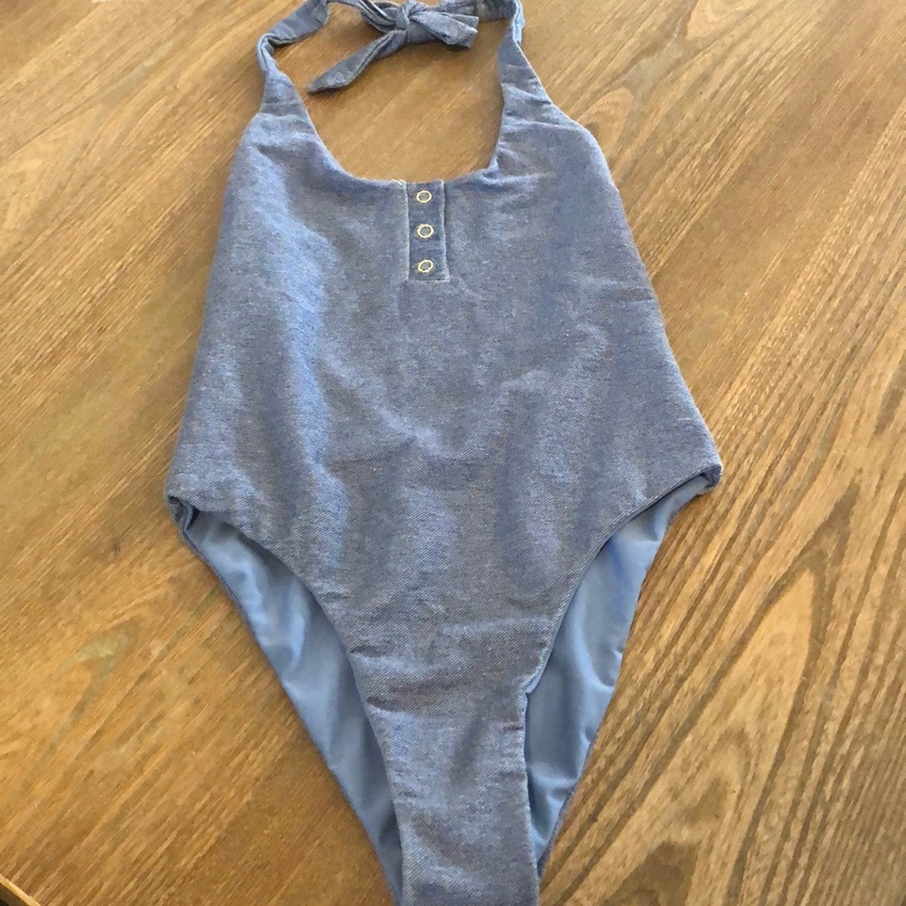 Denim Beach Bunny Swimsuit